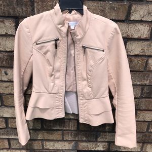 New York and Company faux leather jacket